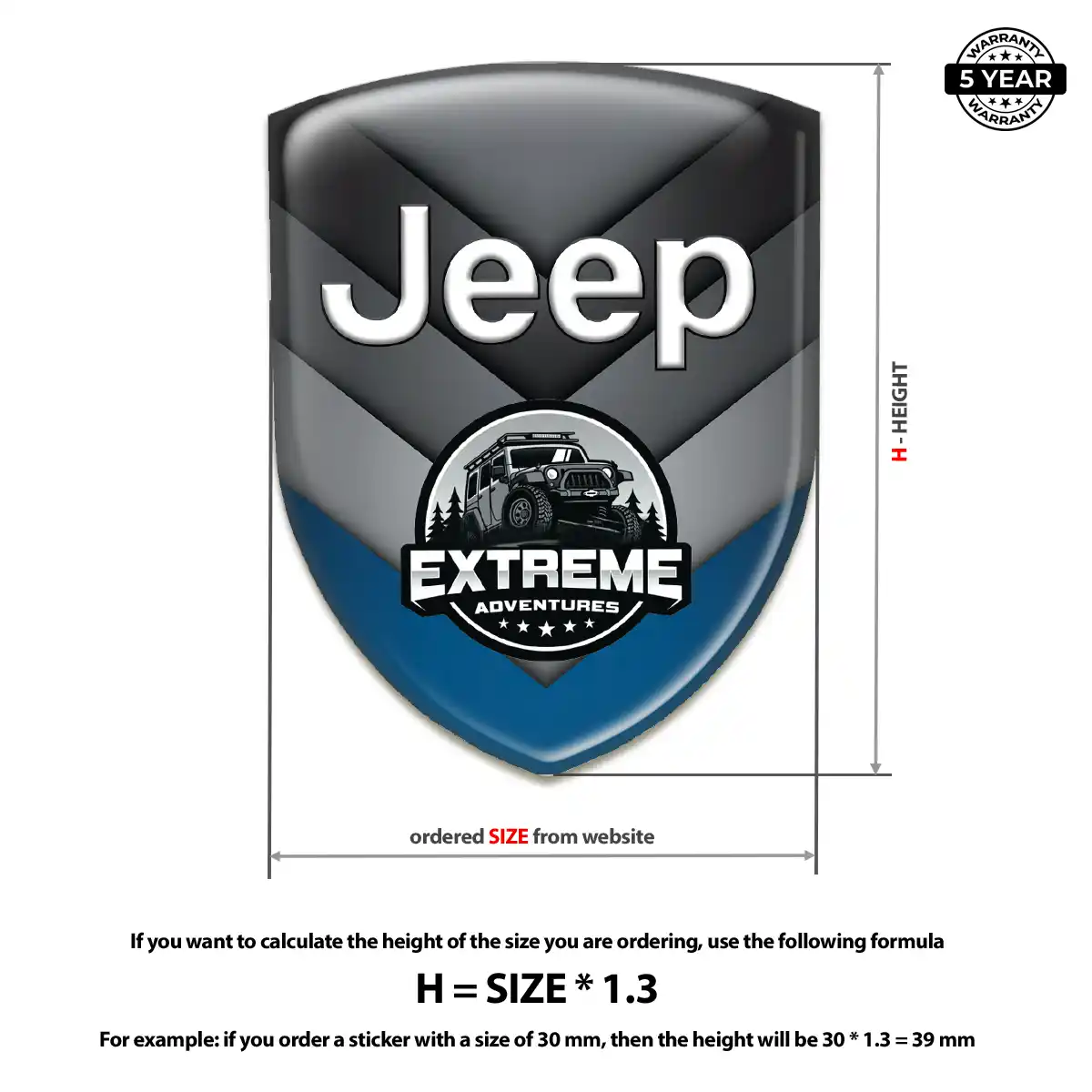 Jeep Sticker Noble Edition
