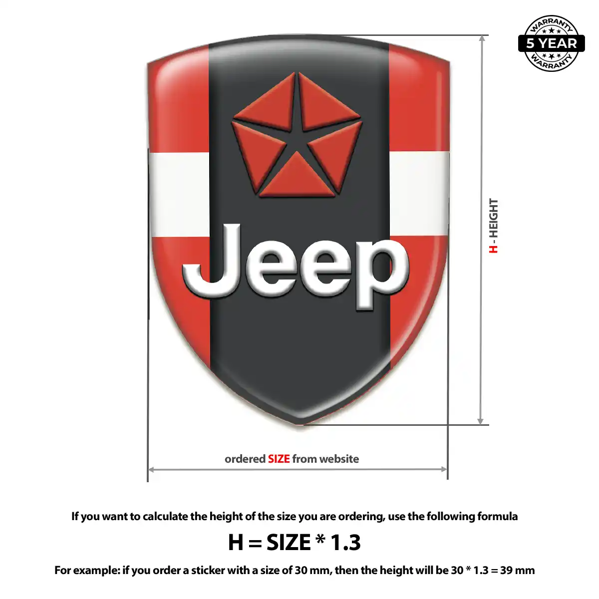 Jeep Sticker Outer Style