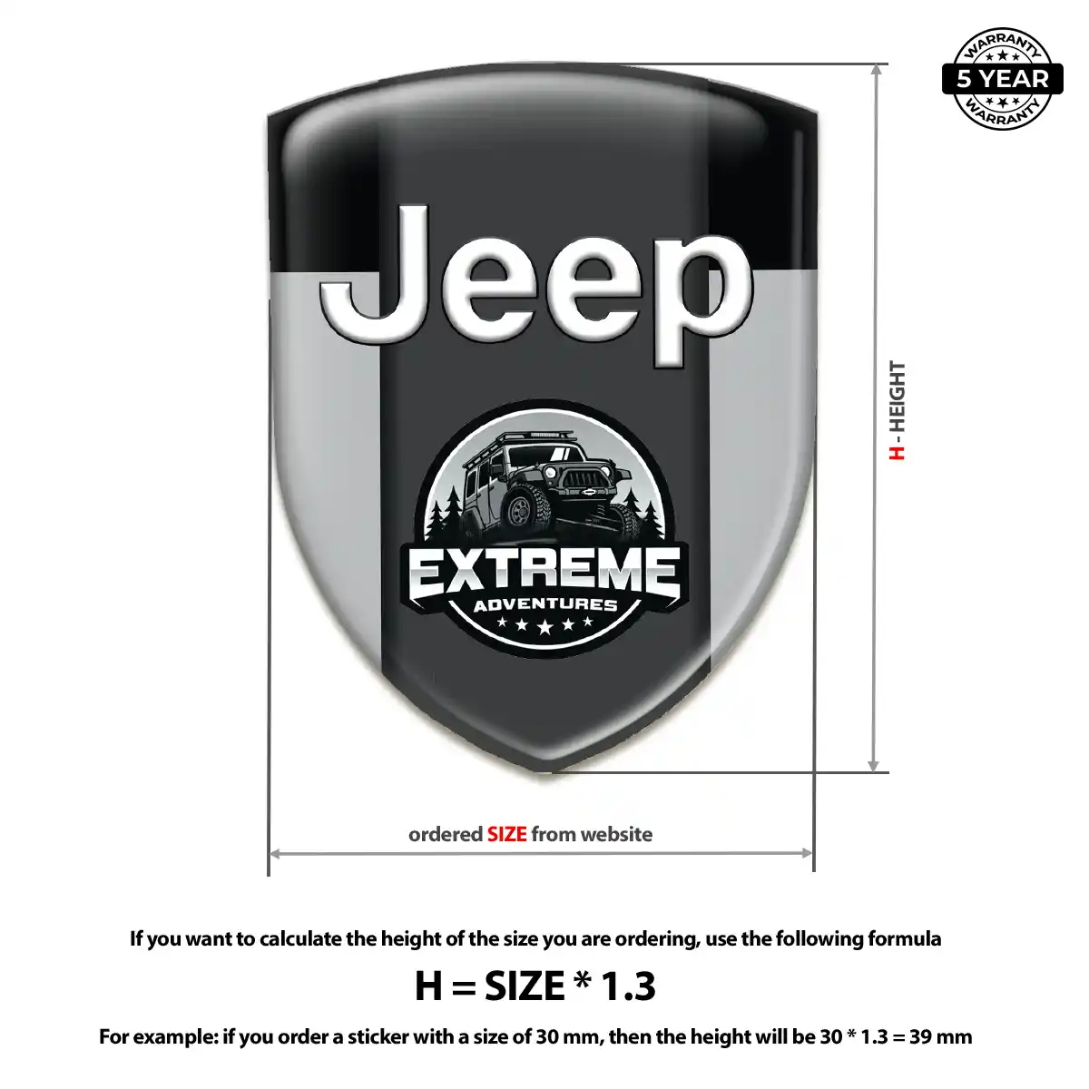 Jeep Sticker Prestige Line