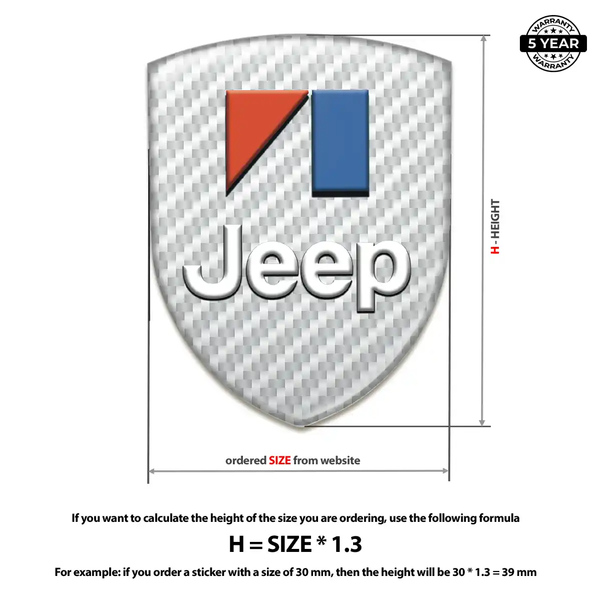 Jeep Sticker Prime Quality