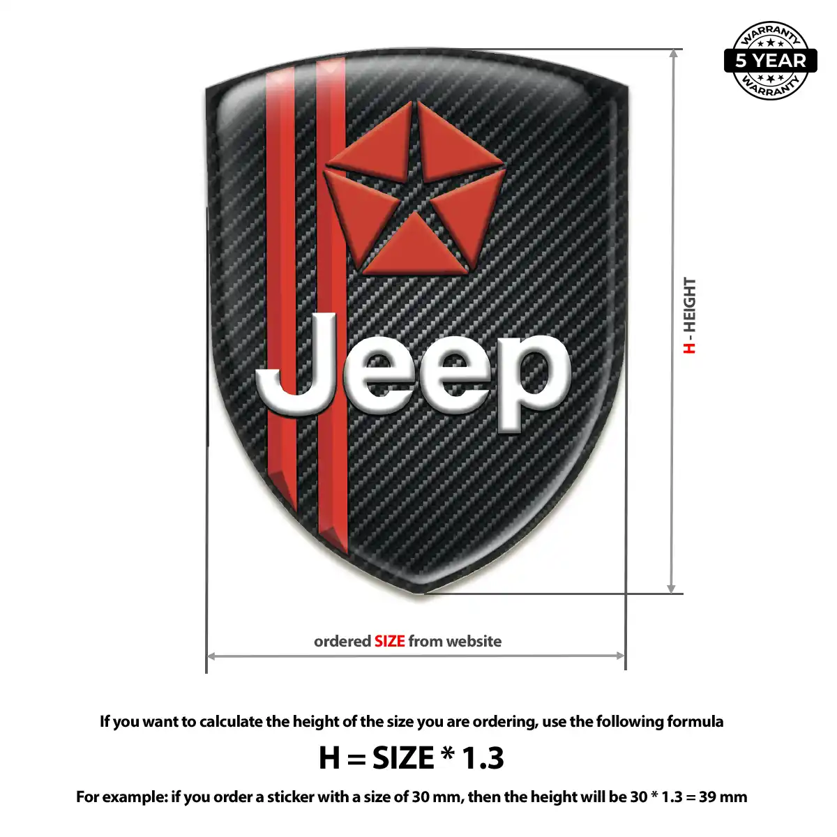 Jeep Sticker Refined Design