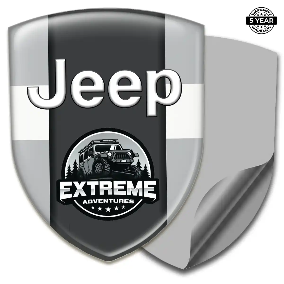 Jeep Sticker Resin Luxe