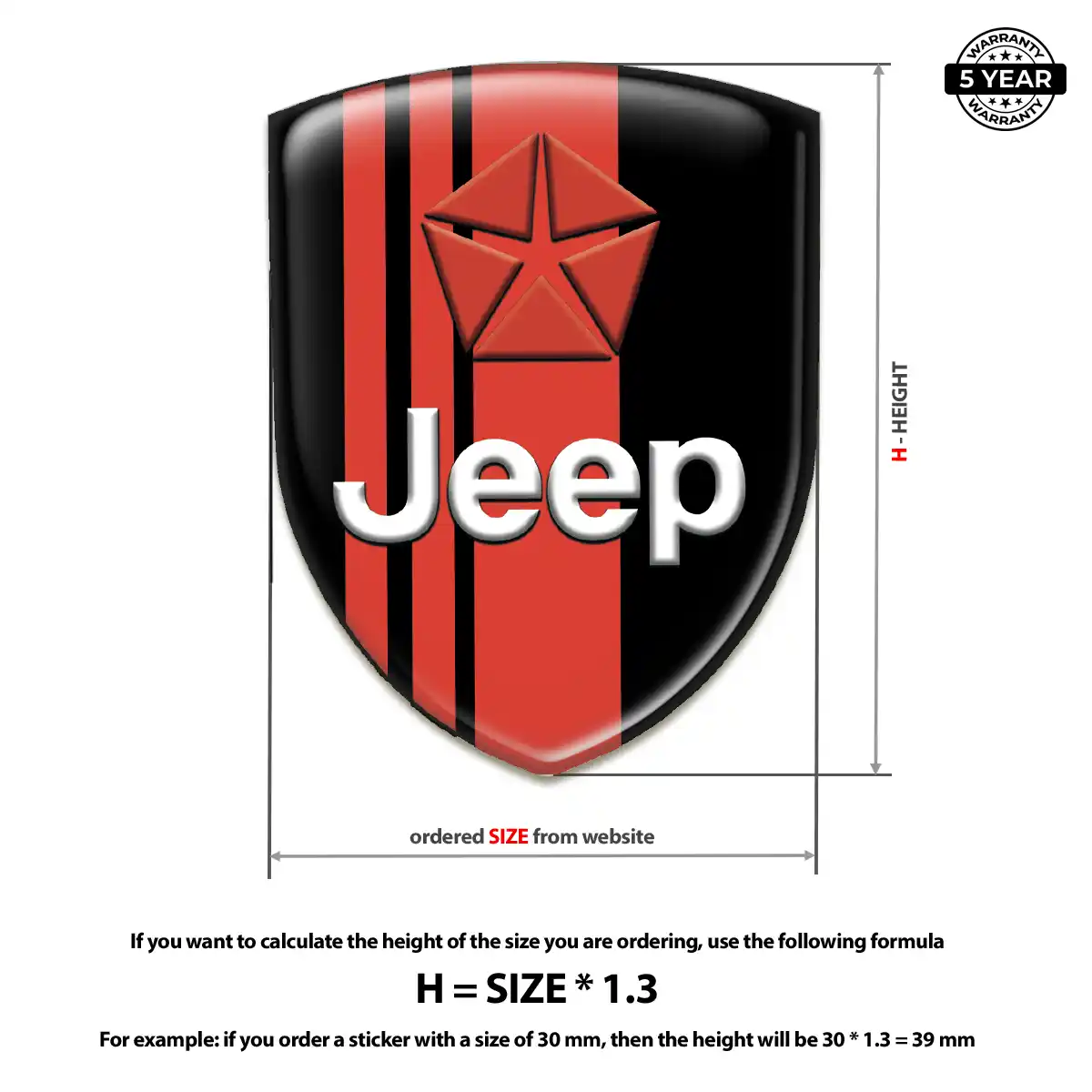 Jeep Sticker Superior Craft