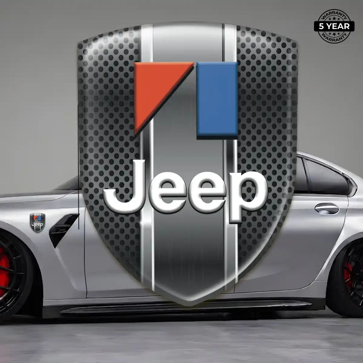 Jeep Vehicle Logo Sticker Cabin Style