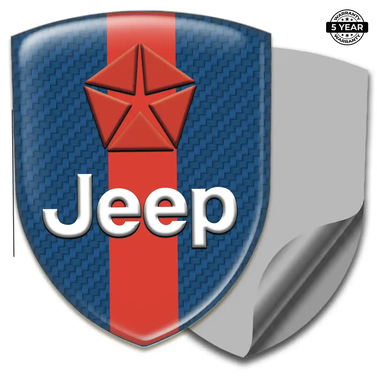 Jeep Vehicle Logo Sticker Deluxe Edition