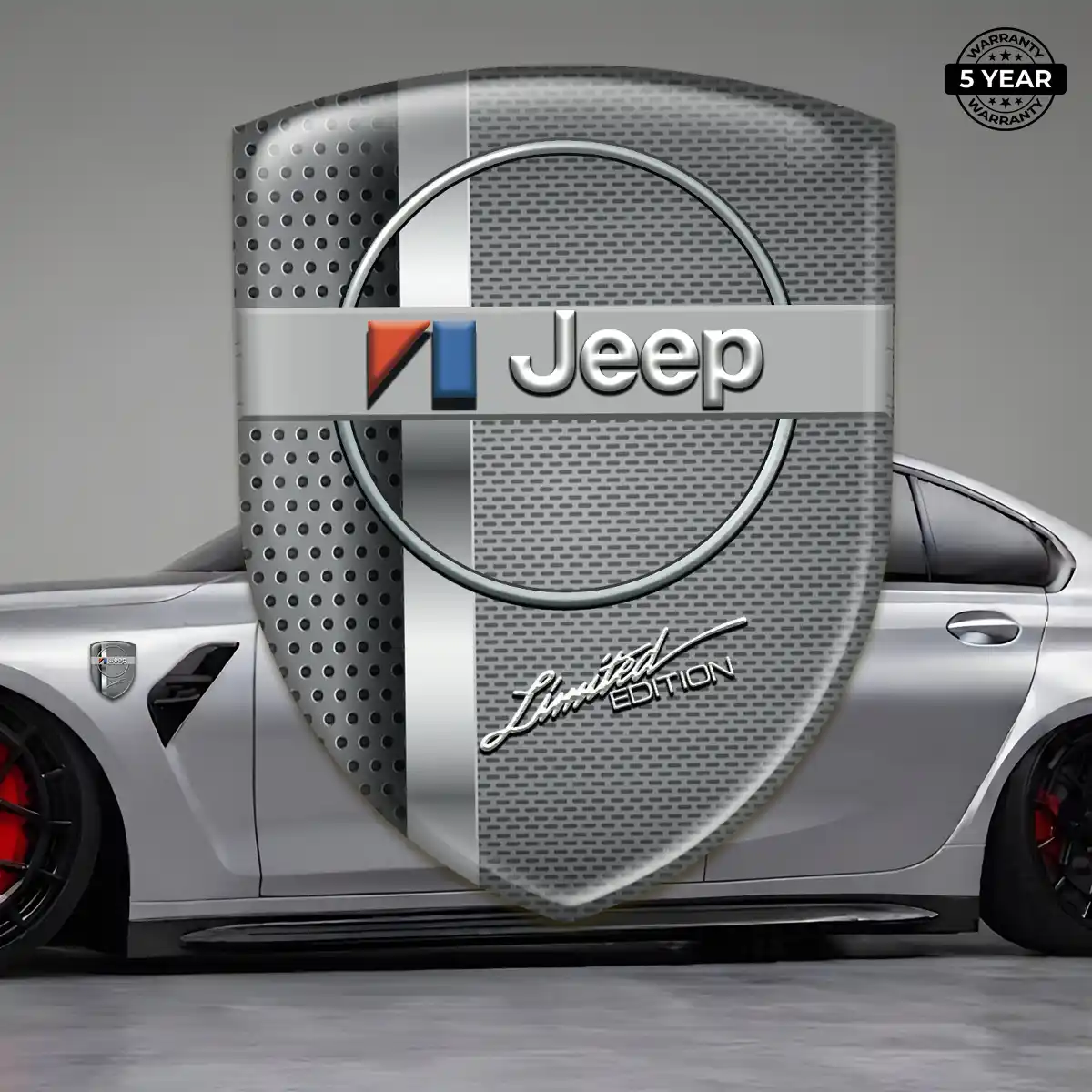 Jeep Vehicle Logo Sticker Elite Finish