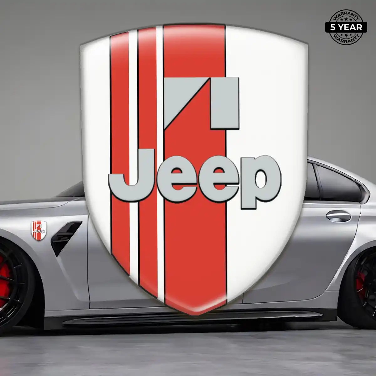 Jeep Vehicle Logo Sticker Exterior Luxe