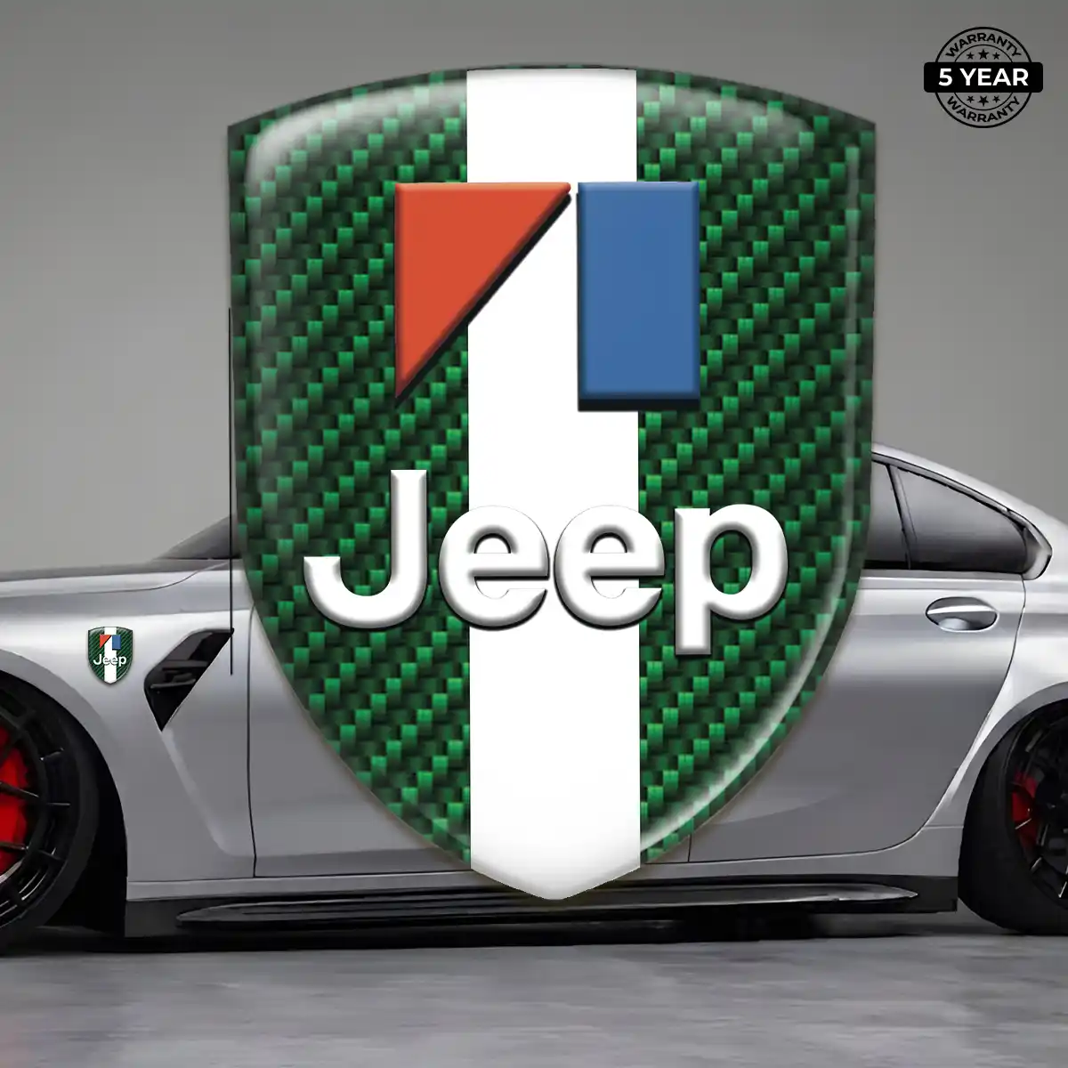 Jeep Vehicle Logo Sticker Interior Elegance