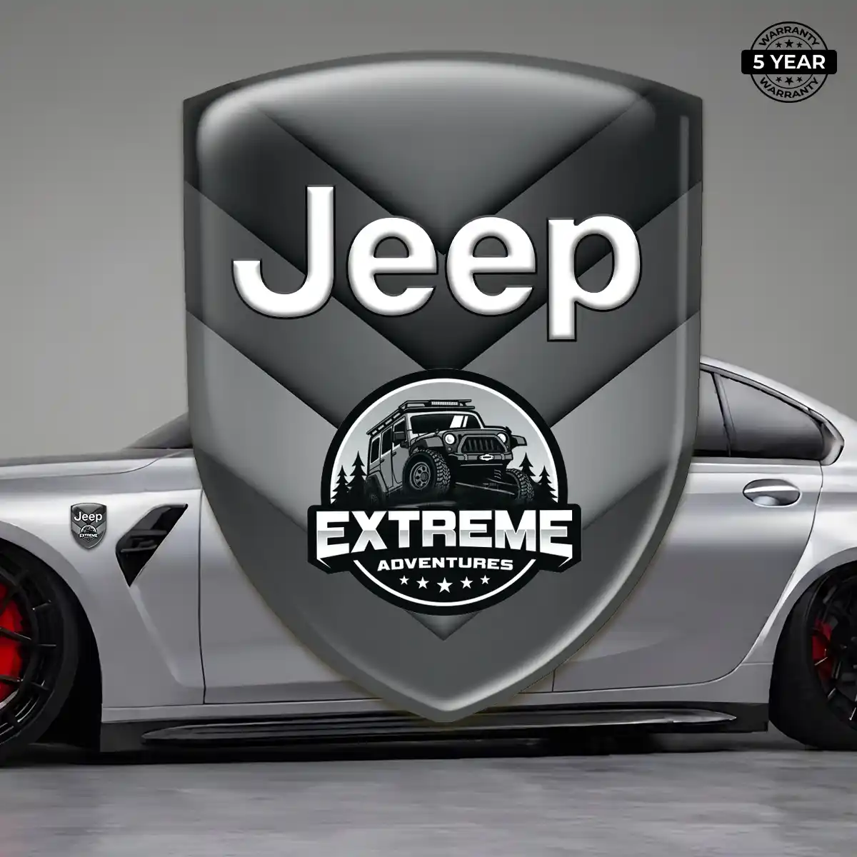 Jeep Vehicle Logo Sticker Prestige Line