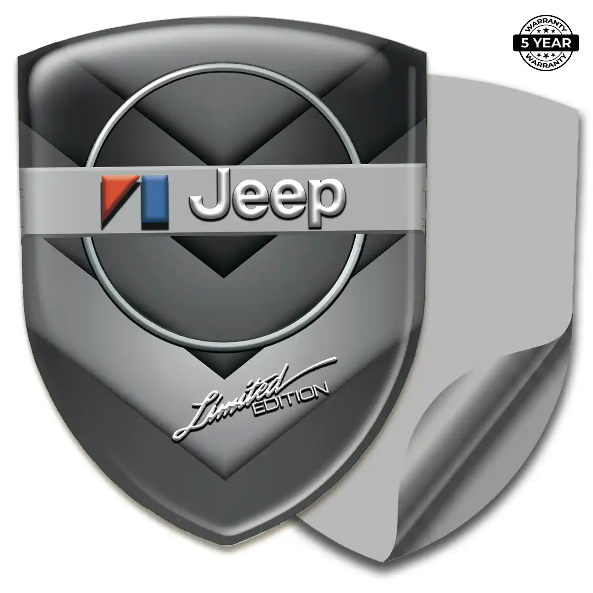 Jeep Vehicle Logo Sticker Resin Elite