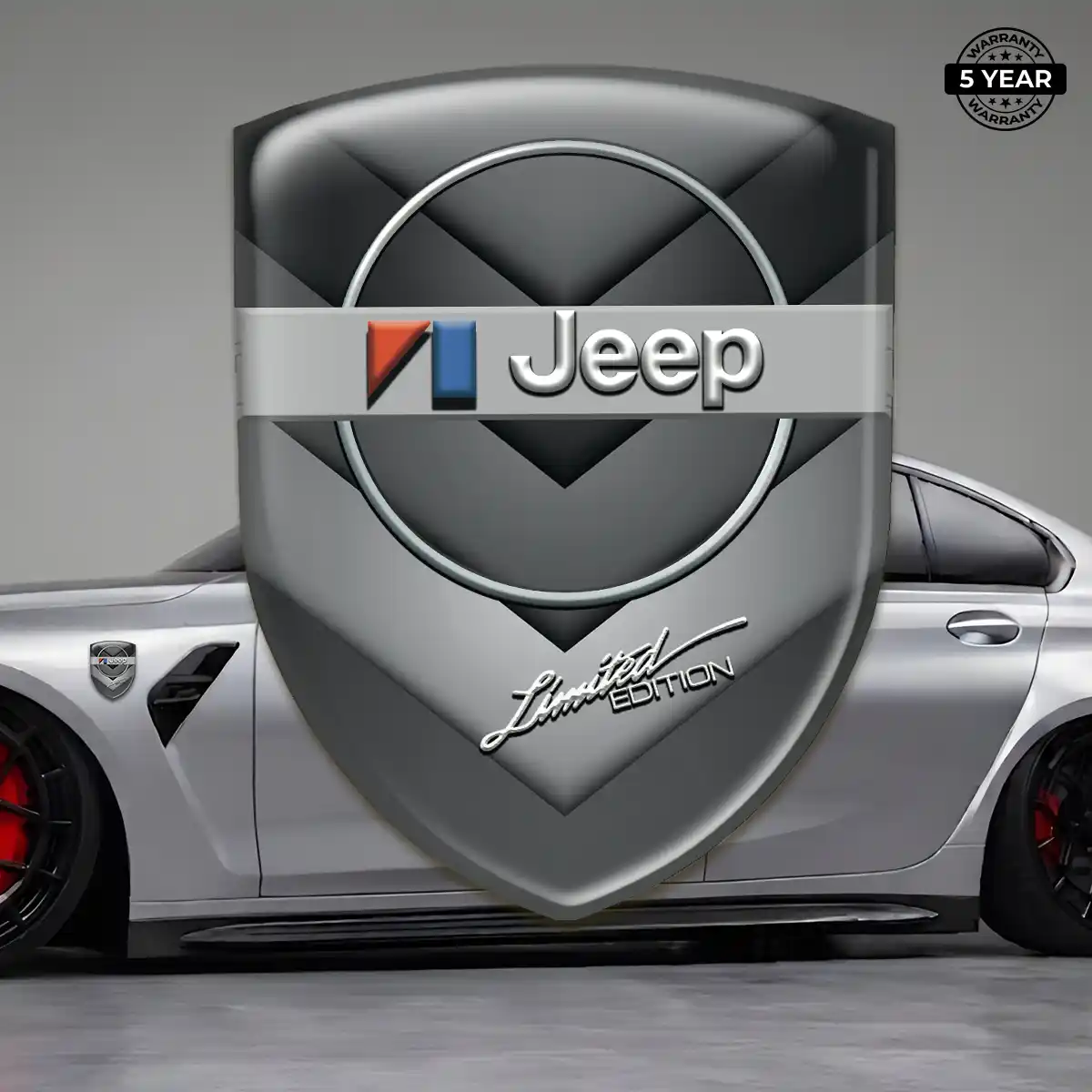 Jeep Vehicle Logo Sticker Resin Elite