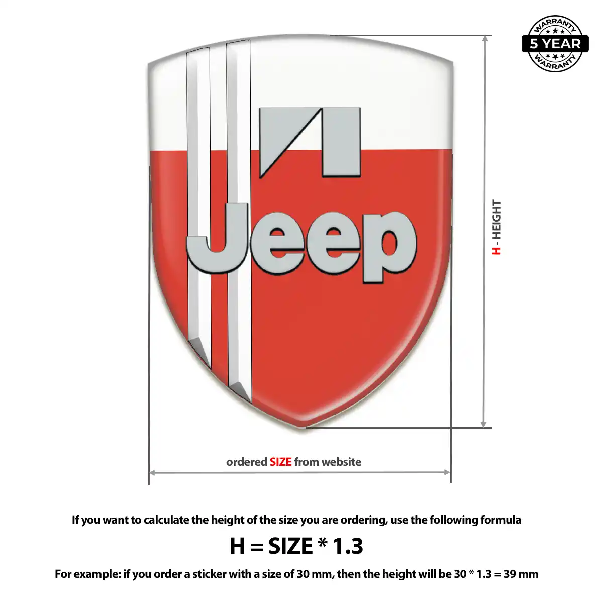 Jeep Vehicle Logo Sticker Sleek Style