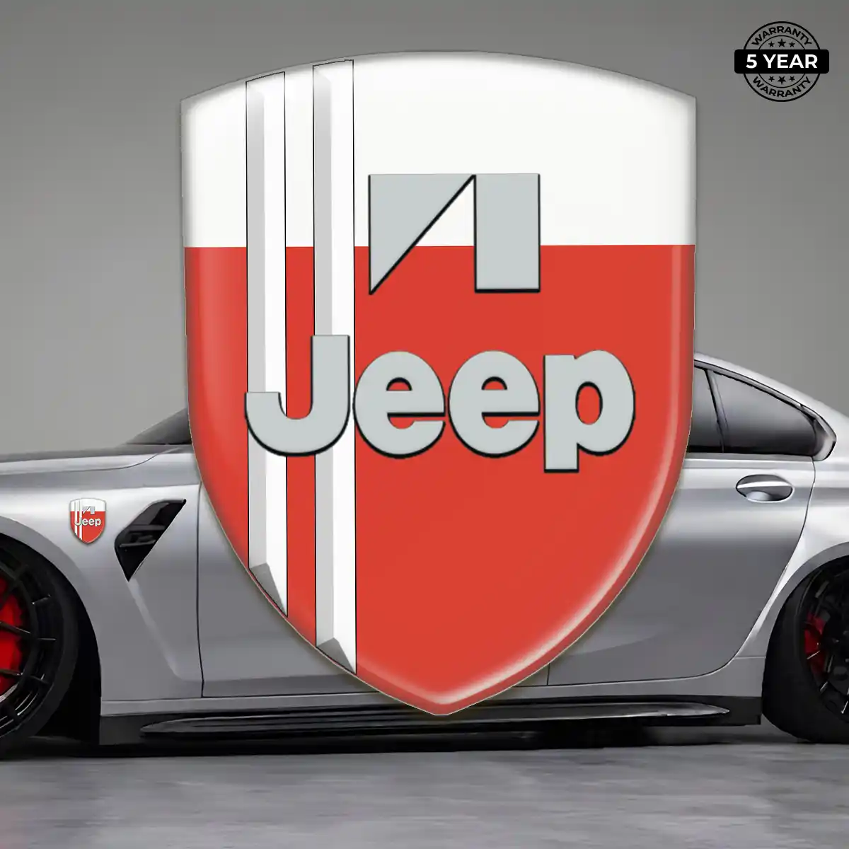 Jeep Vehicle Logo Sticker Sleek Style