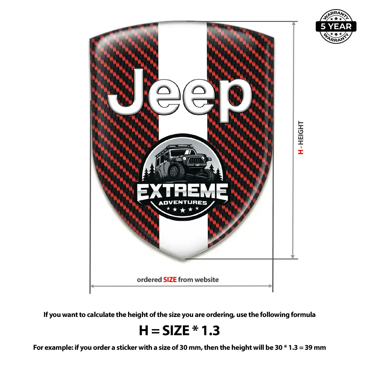 Jeep Vehicle Logo Sticker Superior Craft