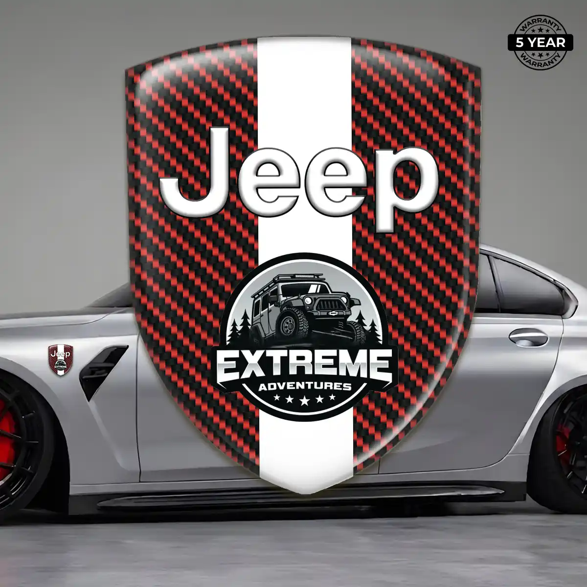 Jeep Vehicle Logo Sticker Superior Craft