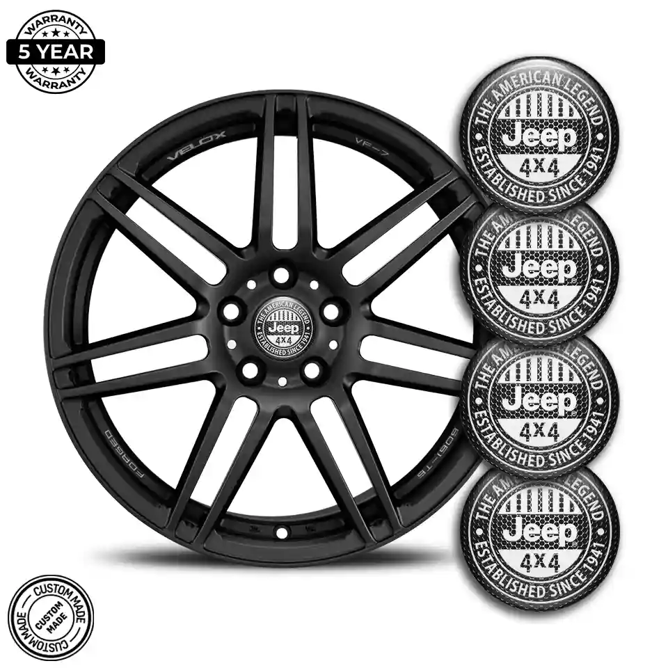 Jeep Wheel Emblem Self-Adhesive High Quality