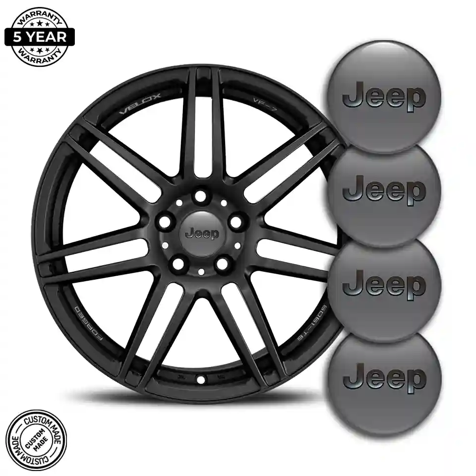 Jeep Wheel Emblem Self-Adhesive Premium Edition