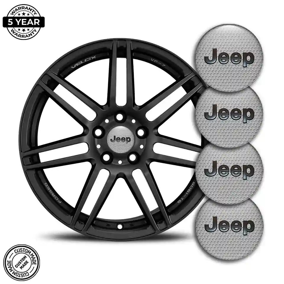 Jeep Wheel Emblems Premium Quality