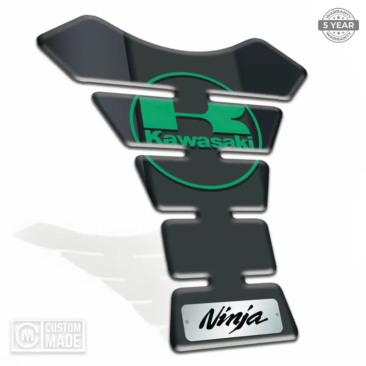 Kawasaki 3D Domed Tank Pad Elite Finish