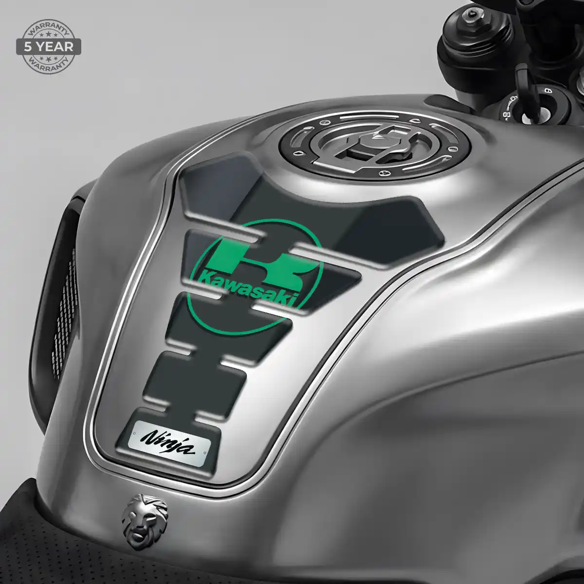 Kawasaki 3D Domed Tank Pad Elite Finish