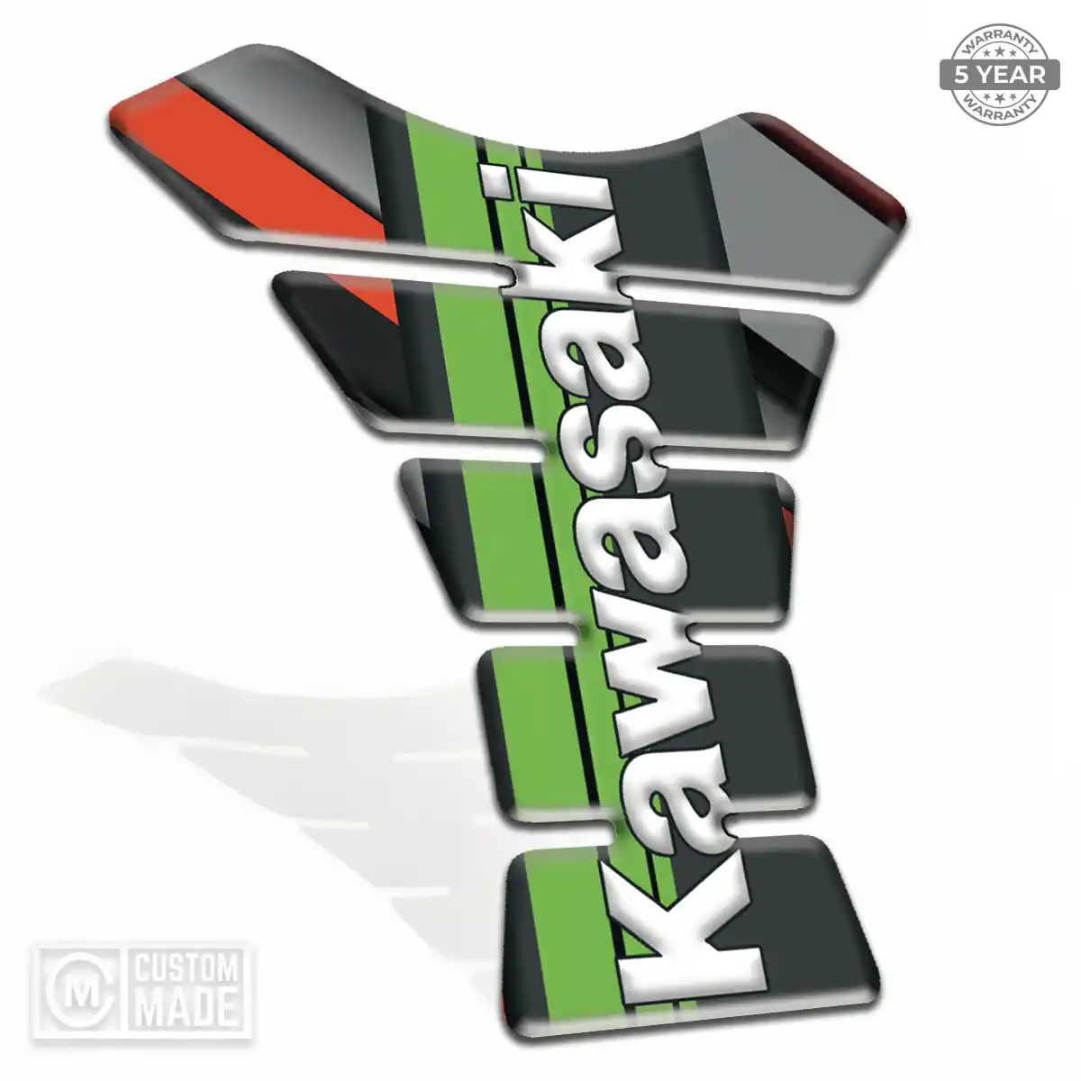 Kawasaki 3D Domed Tank Pad Noble Edition