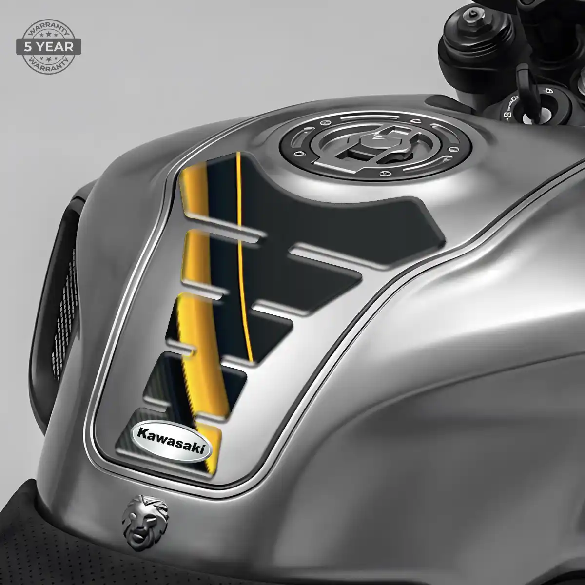 Kawasaki 3D Domed Tank Pad Prestige Line