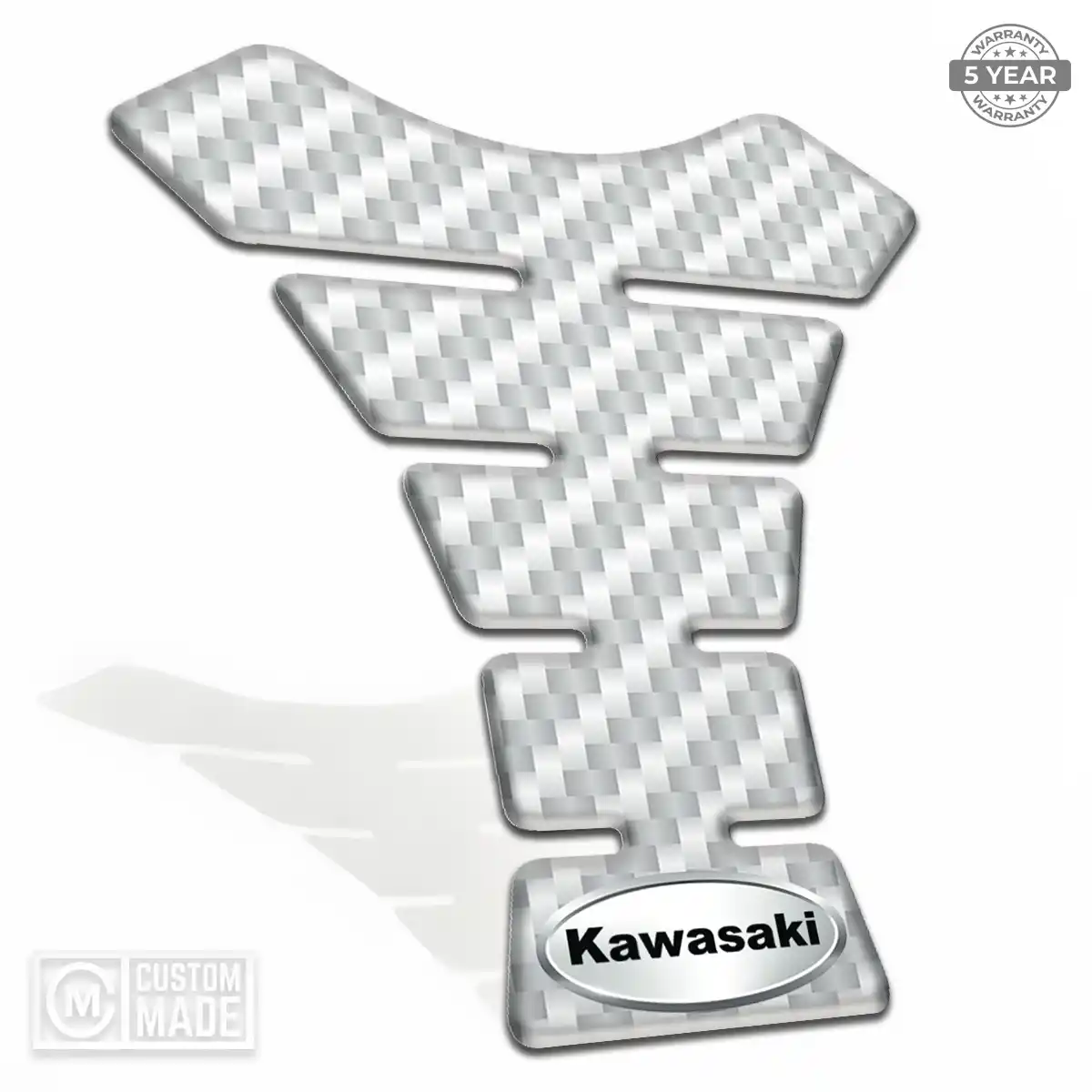 Kawasaki 3D Domed Tank Pad Prime Quality