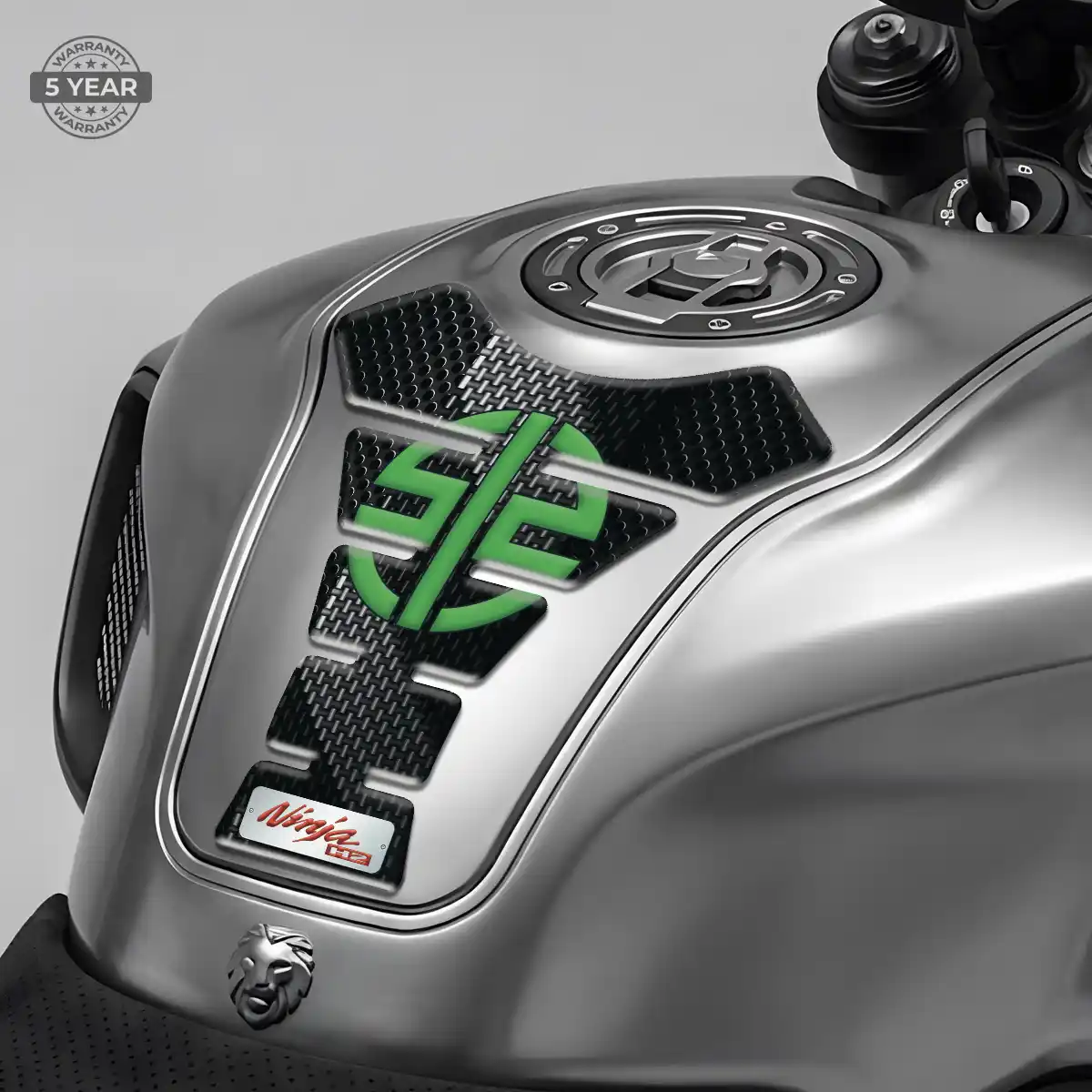 Kawasaki 3D Domed Tank Pad Refined Design