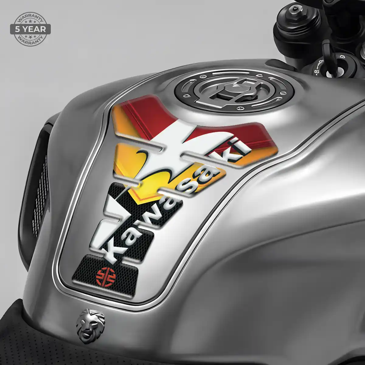 Kawasaki Domed Tank Pad Elite Finish