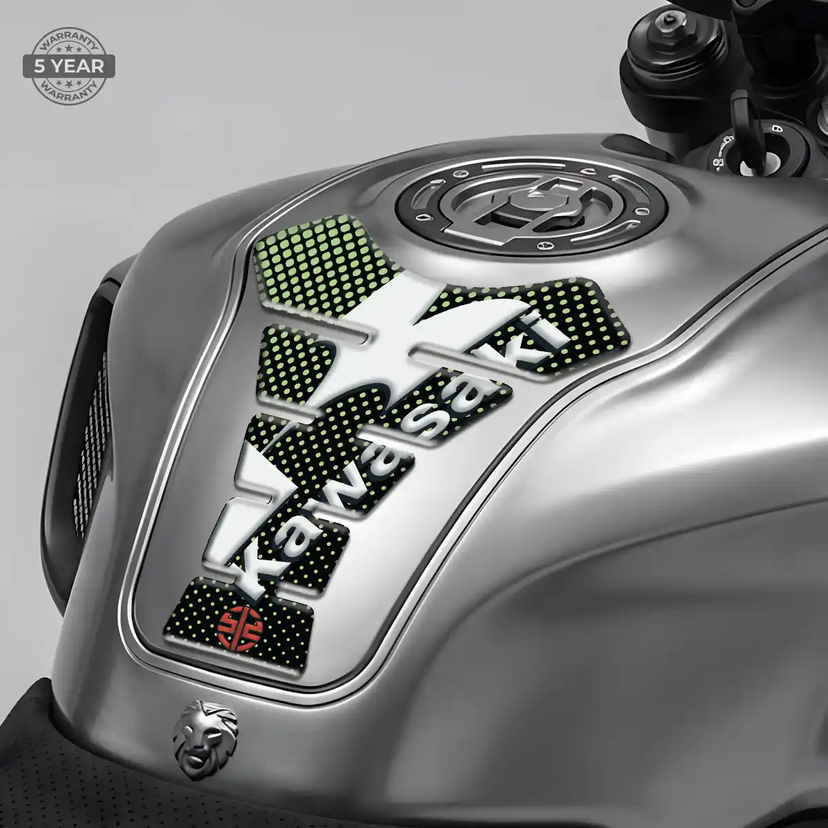 Kawasaki Domed Tank Protector Sleek Style