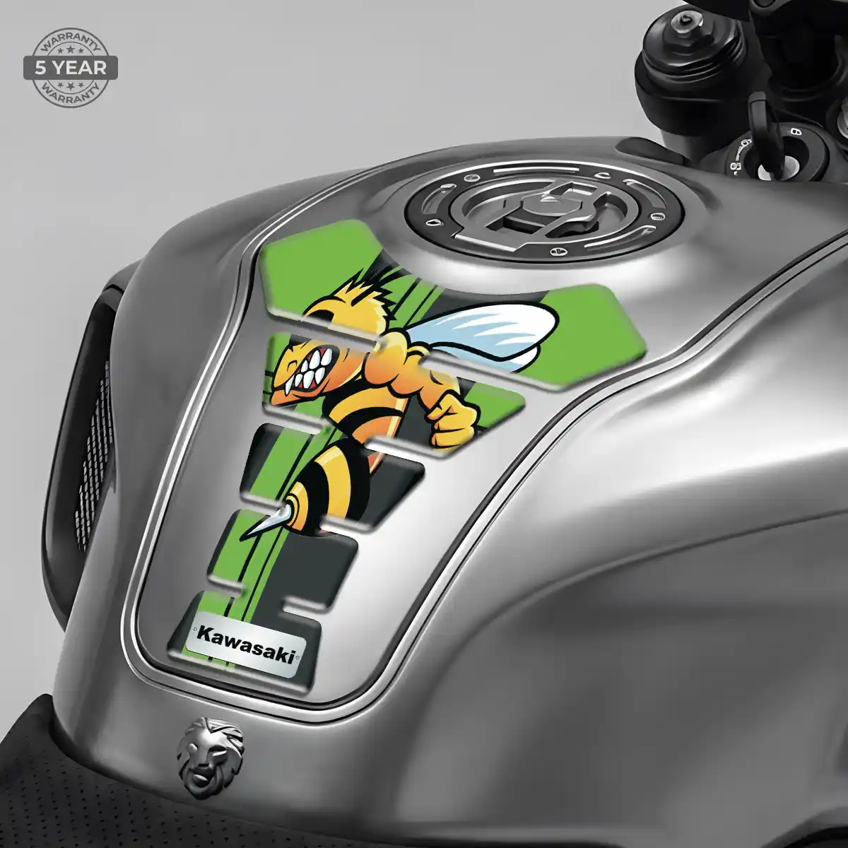 Kawasaki Domed Tank Sticker Prime Quality