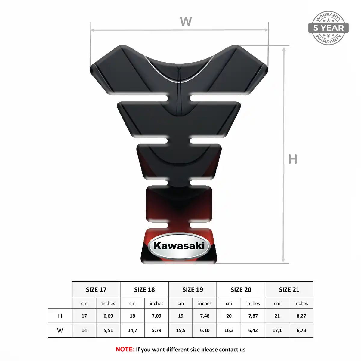 Kawasaki Fuel Tank Pad Elite Edition