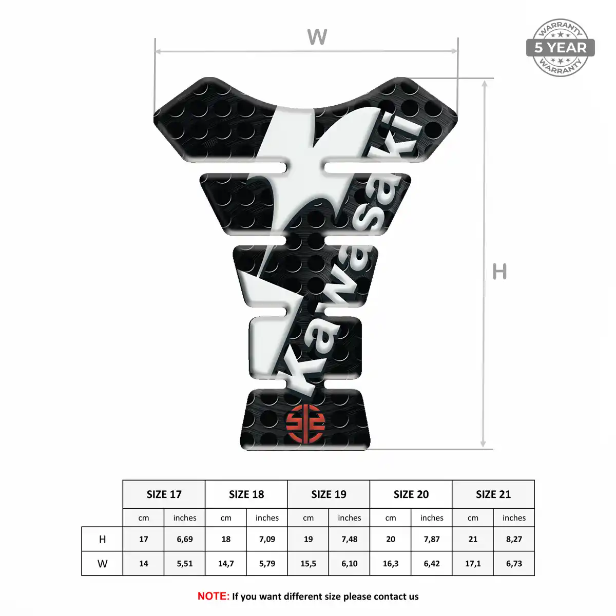 Kawasaki Fuel Tank Pad Exclusive Series
