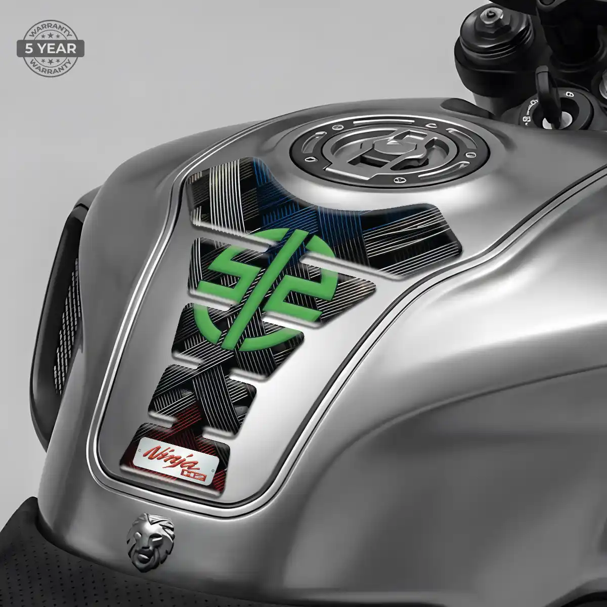 Kawasaki Fuel Tank Pad Refined Design