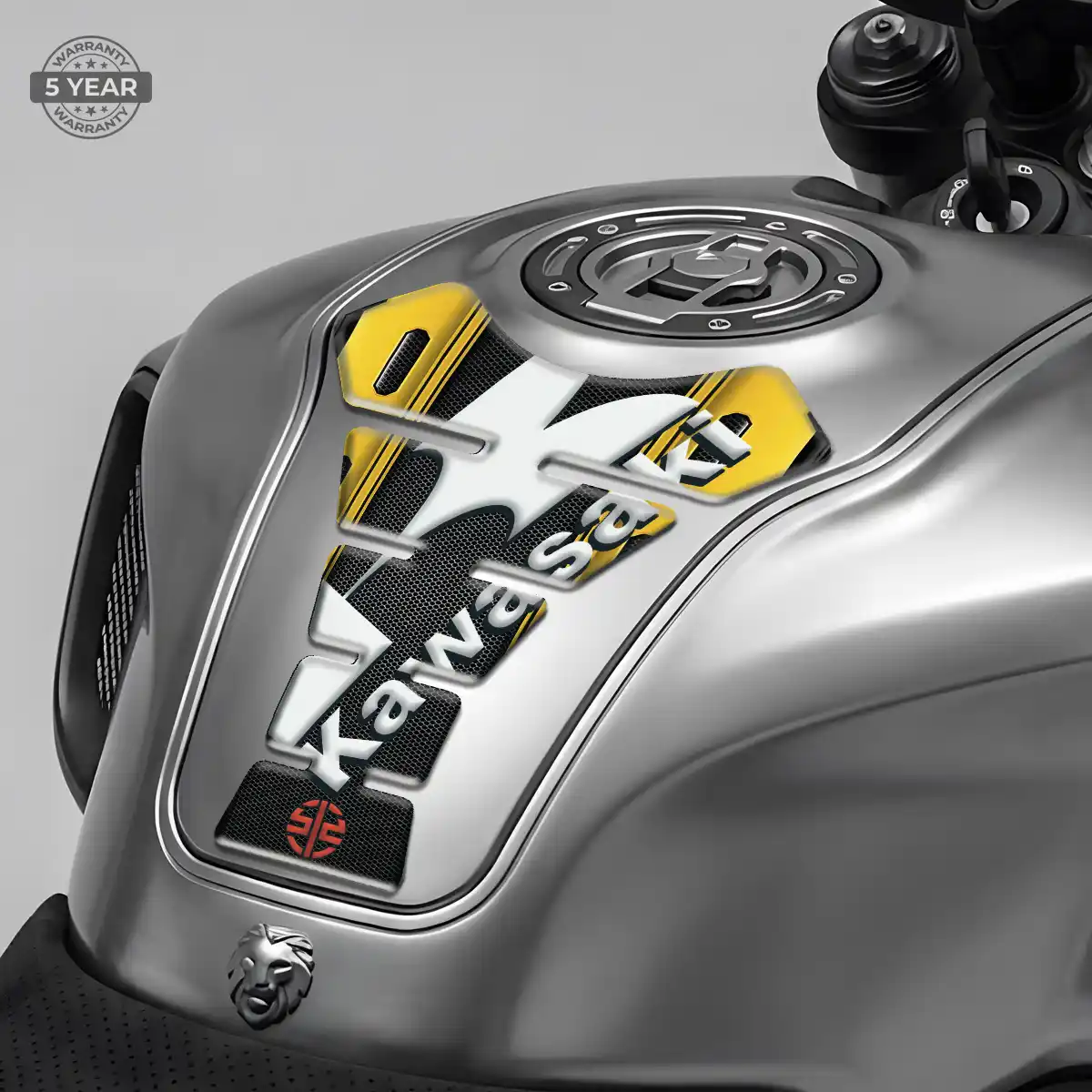 Kawasaki Fuel Tank Protector Refined Design