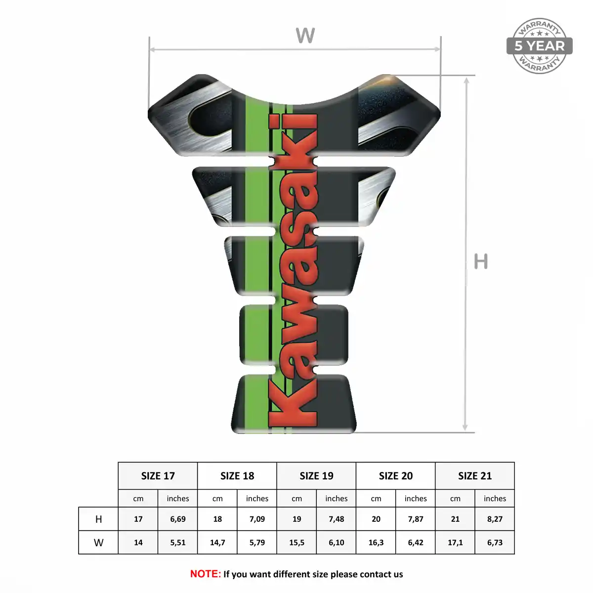 Kawasaki Gas Tank Pad Exclusive Series