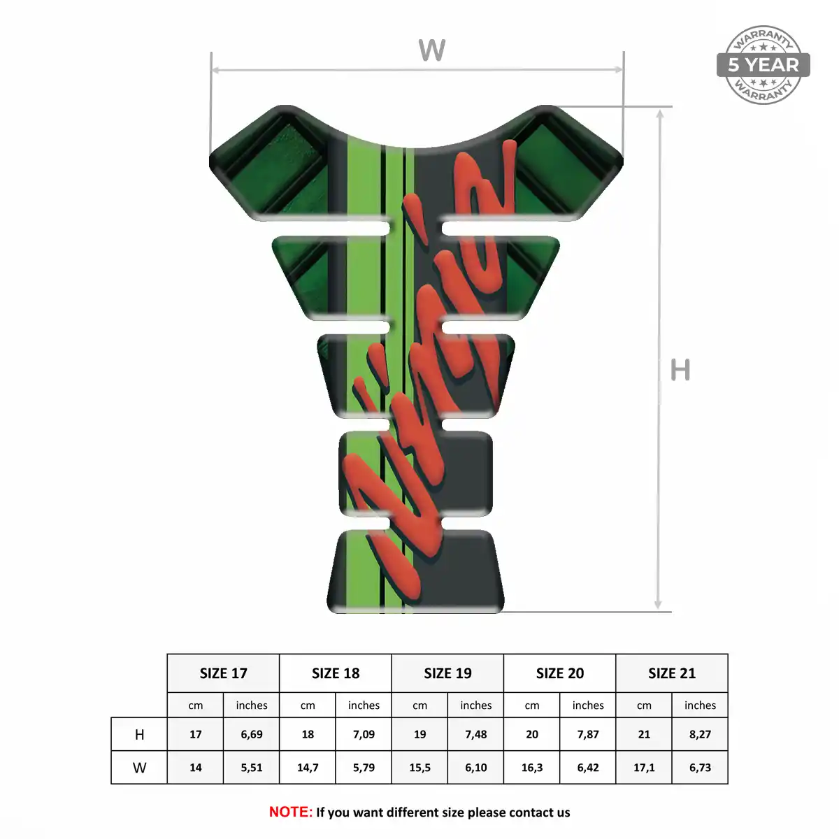 Kawasaki Gel Tank Pad Exclusive Series