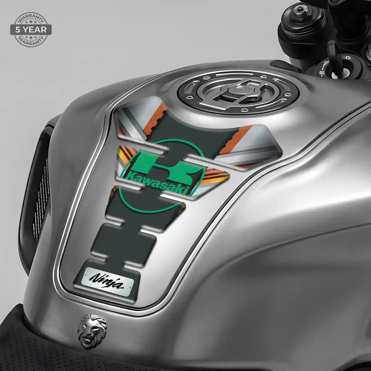 Kawasaki Gel Tank Pad Sleek Style