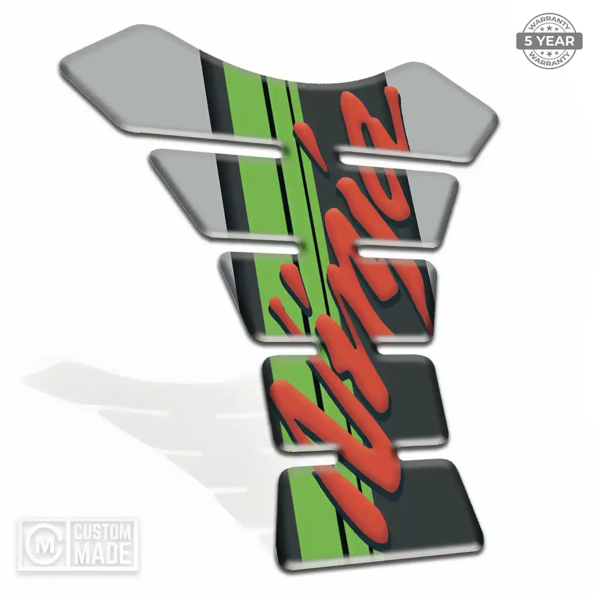 Kawasaki Motorcycle Tank Decal Elite Finish