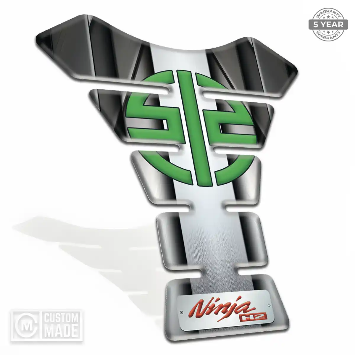 Kawasaki Motorcycle Tank Decal Sleek Style