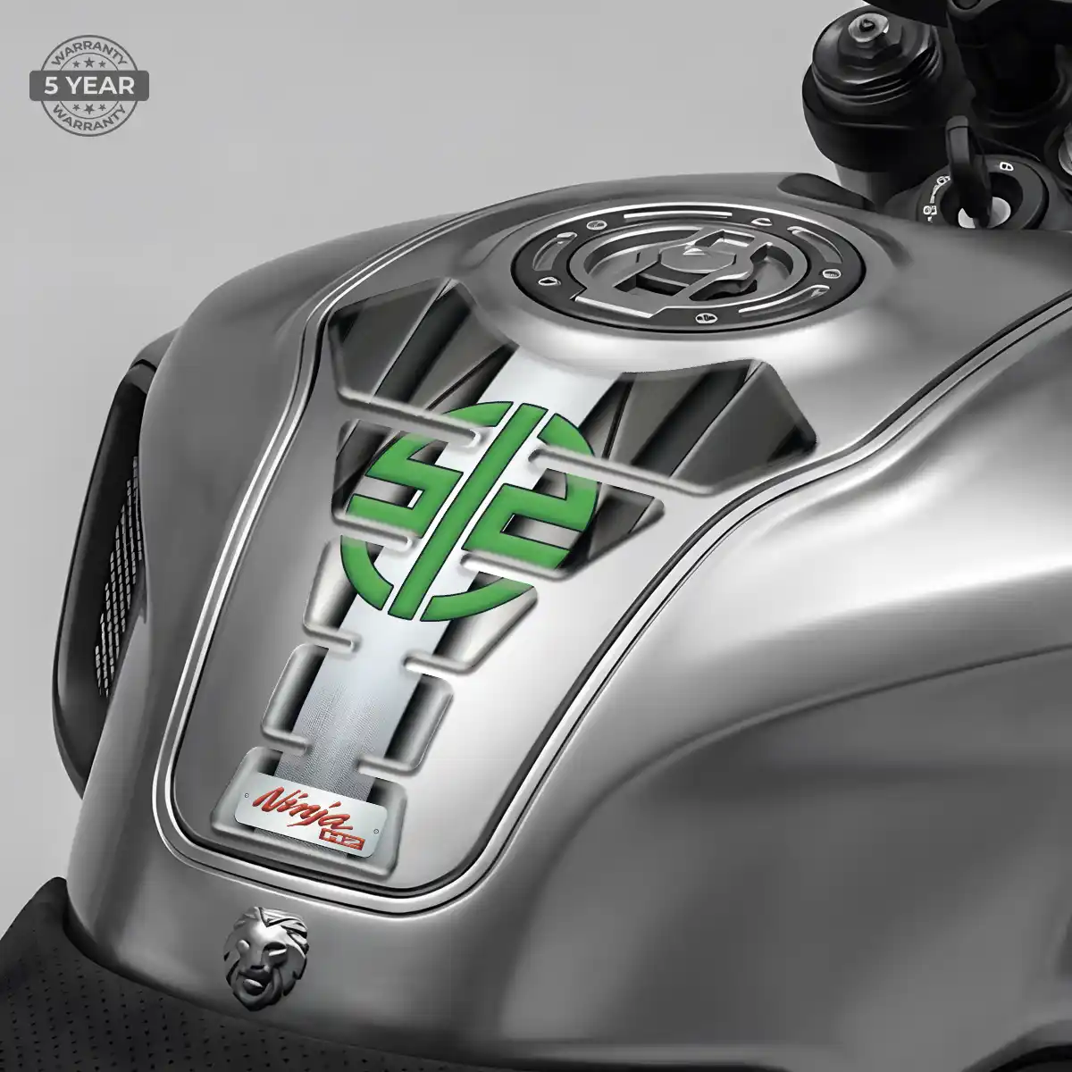 Kawasaki Motorcycle Tank Decal Sleek Style
