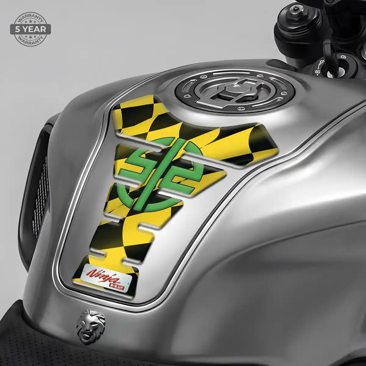 Kawasaki Motorcycle Tank Pad Refined Design