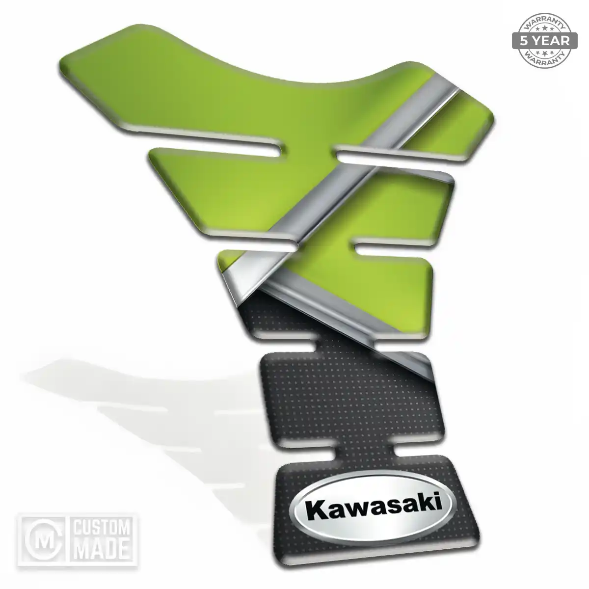 Kawasaki Motorcycle Tank Sticker Signature Grade