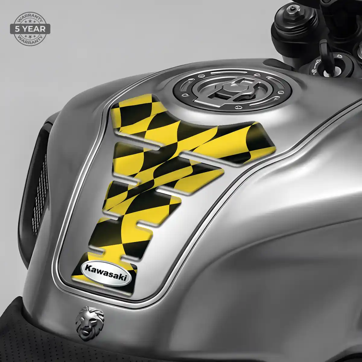 Kawasaki Motorcycle Tank Sticker Sleek Style