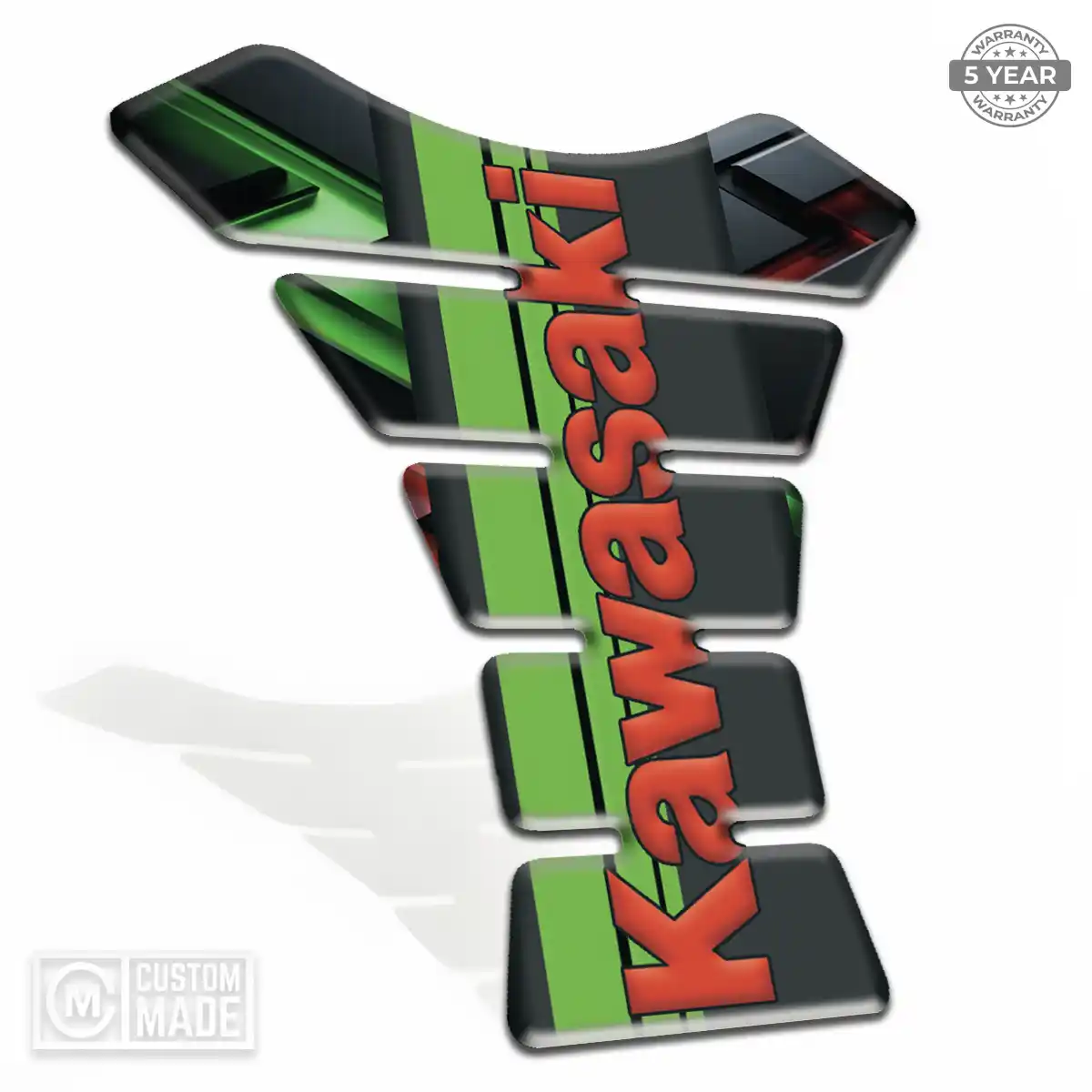 Kawasaki Resin Tank Pad Sleek Style