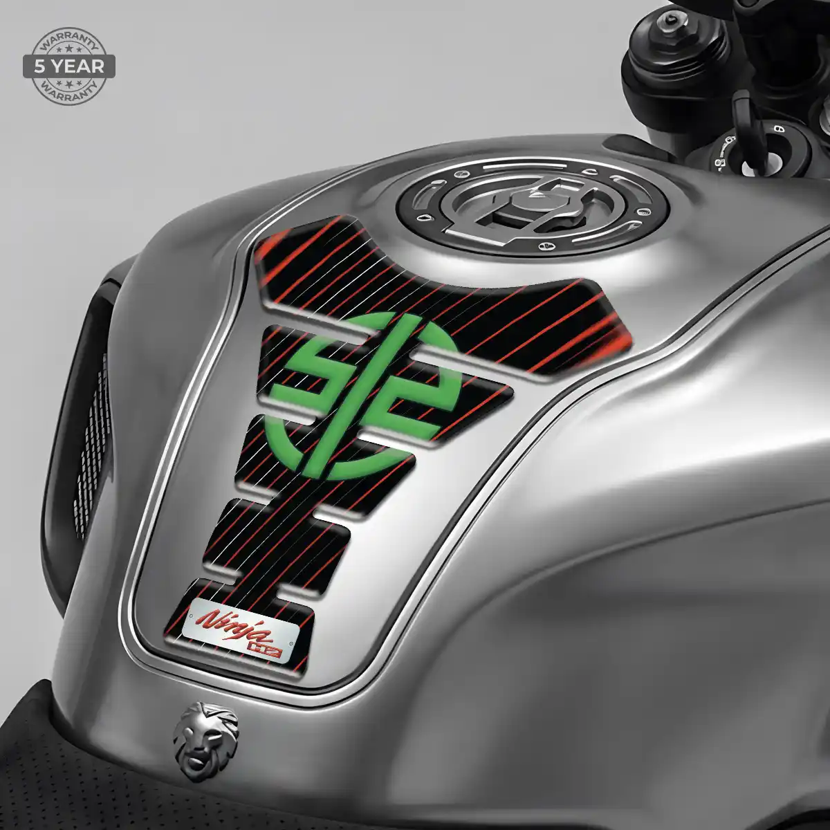 Kawasaki Self Adhesive Tank Pad Sleek Style