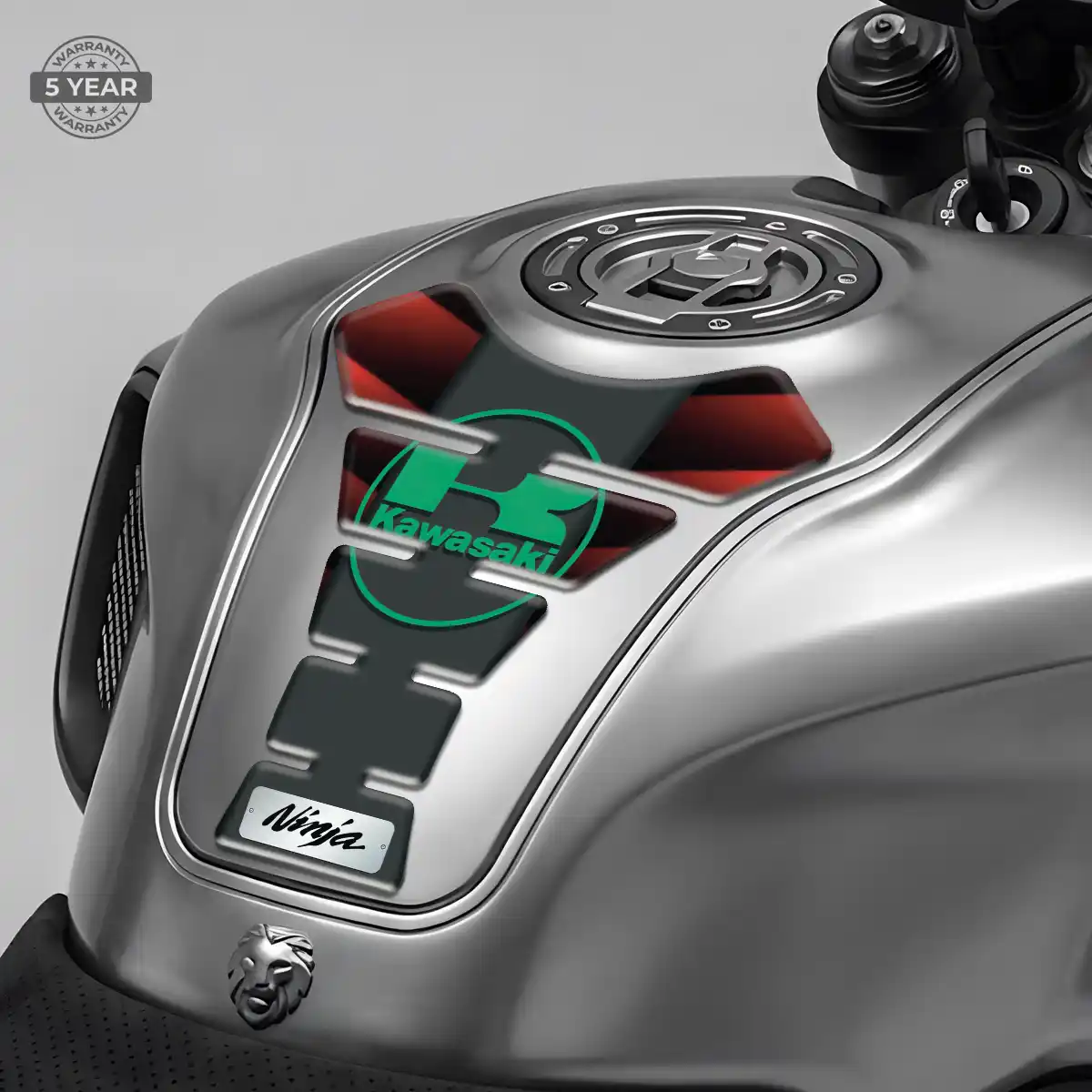 Kawasaki Tank Decal Elite Finish