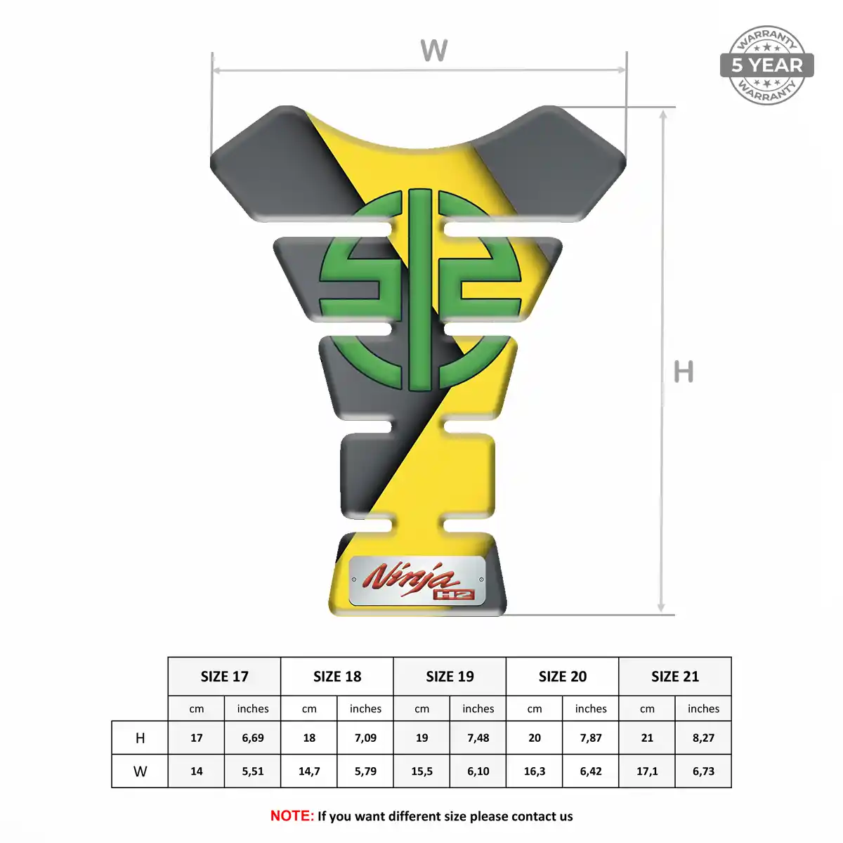 Kawasaki Tank Decal Exclusive Series