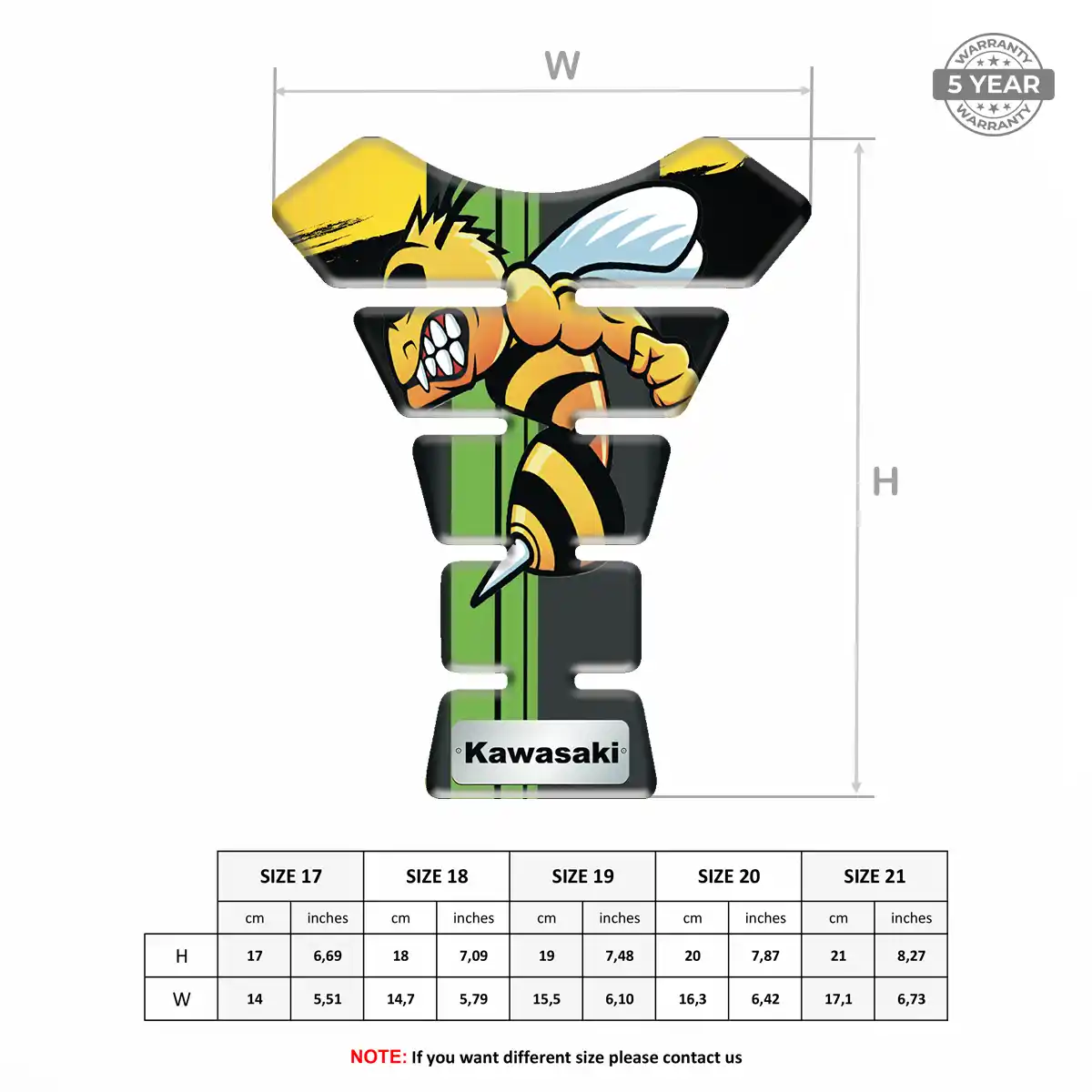 Kawasaki Tank Decal Noble Edition