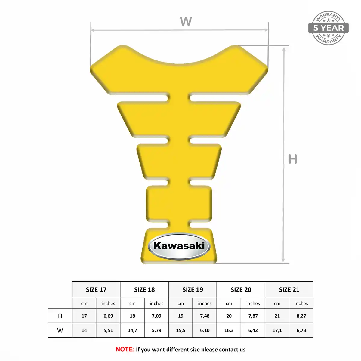 Kawasaki Tank Decal Superior Craft